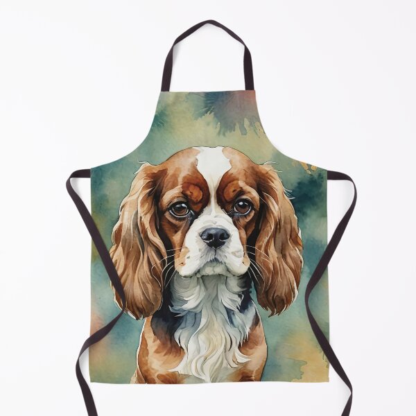 Item preview, Cavalier King Charles Spaniel Watercolor Art designed and sold by MaverlyShop.