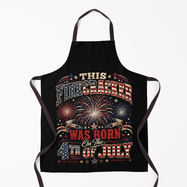 Item preview, This Firecracker Was Born On The 4th Of July Patriotic Birthday designed and sold by THREE LITTLE BEANS.
