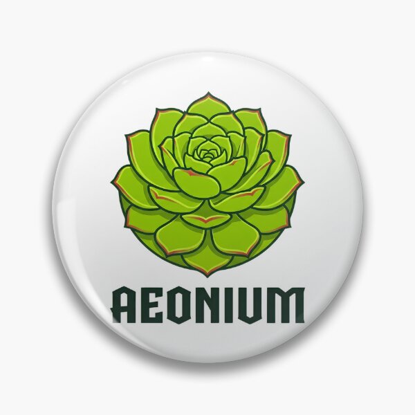 Item preview, Minimalist Aeonium Nobile Succulent Botanical Geometric Logo designed and sold by GreenDivisionJP.