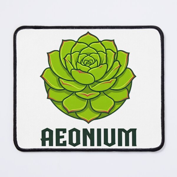 Item preview, Minimalist Aeonium Nobile Succulent Botanical Geometric Logo designed and sold by GreenDivisionJP.