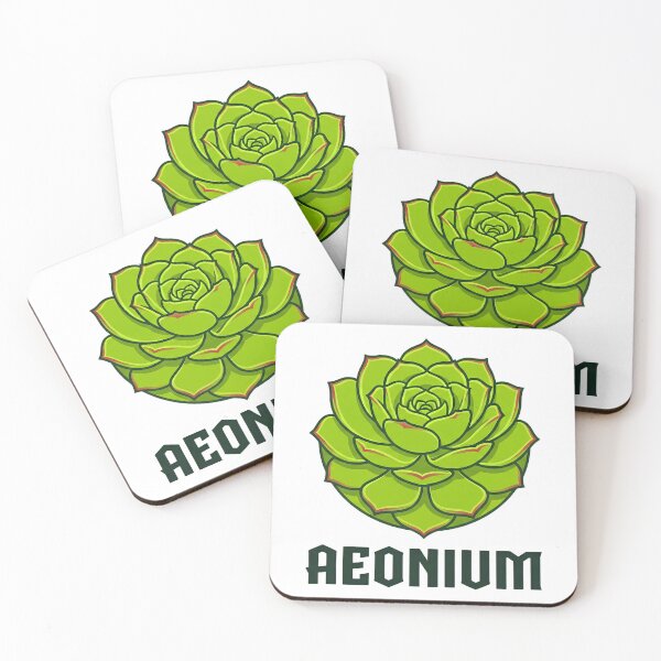 Item preview, Minimalist Aeonium Nobile Succulent Botanical Geometric Logo designed and sold by GreenDivisionJP.