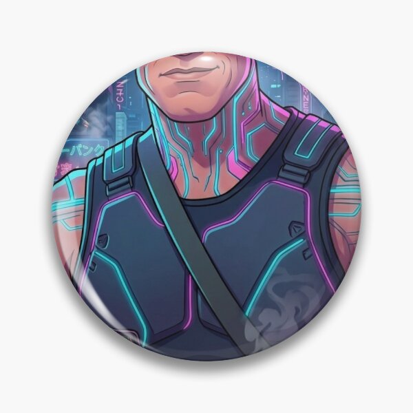 Item preview, Cyberpunk Arnold Cartoon Terminator Cyborg designed and sold by PowerArtUa.