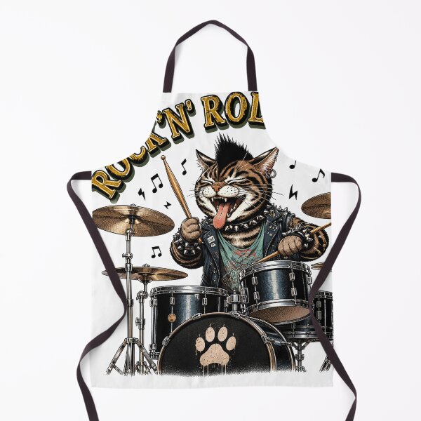 Item preview, Rockin’ Cats: Drummer designed and sold by neko-lyric.