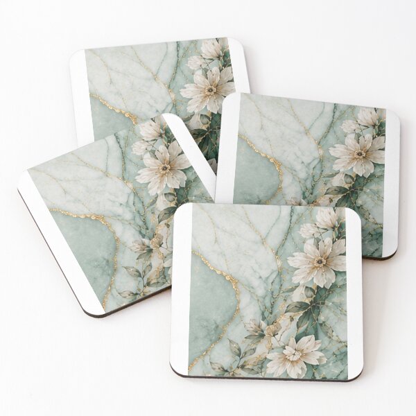 Item preview, Elegant Sage Green Floral Pattern designed and sold by dizzcreationsx.