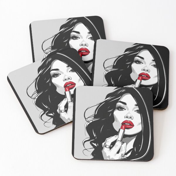 Item preview, Rearview Rouge | Vintage Glam Reflection designed and sold by halibutgoatramb.