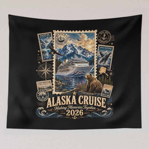 Item preview, Alaska Cruise shirt,Alaska Cruise Shirt, 2026 Alaska Cruise T-Shirts, Cruisin to Alaska, Matching Family Cruise designed and sold by THREE LITTLE BEANS.