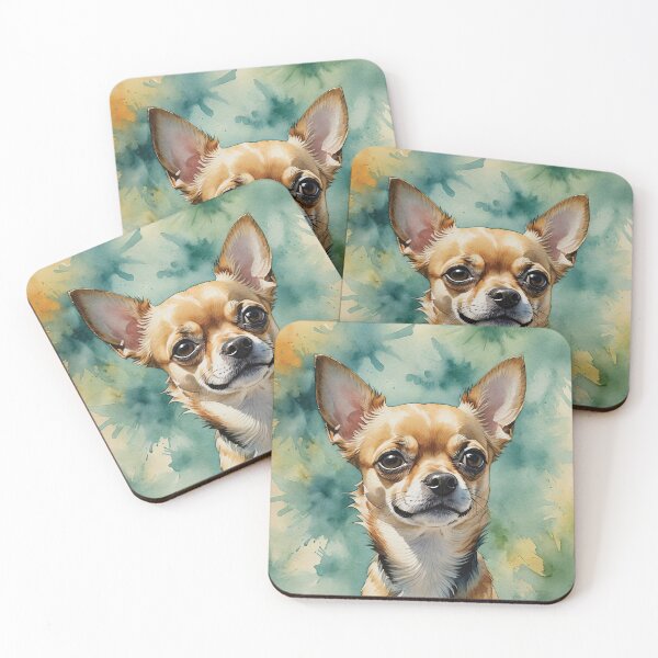 Item preview, Chihuahua Watercolor Dog Art designed and sold by MaverlyShop.