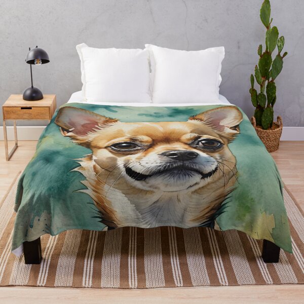 Item preview, Chihuahua Watercolor Dog Art designed and sold by MaverlyShop.
