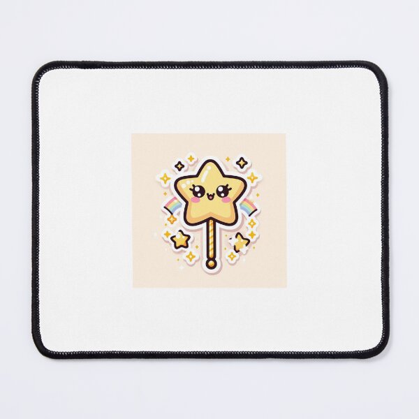 Item preview, Kawaii Halloween Magic Wand Sticker designed and sold by PastelPawsArt.