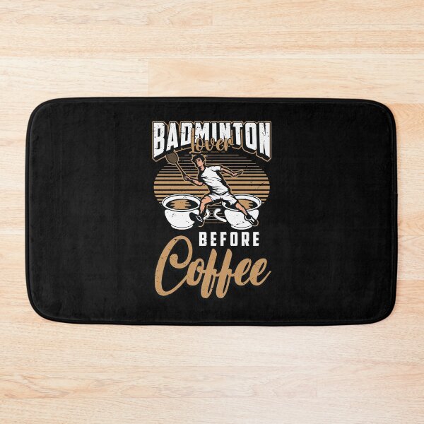 Item preview, Badminton Player Before Shuttlecock Coffee Lover designed and sold by tshirtconcepts.