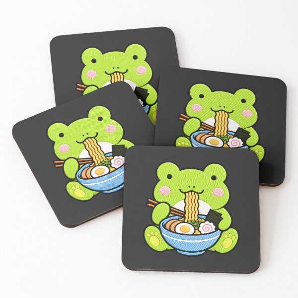 Item preview, Frog Ramen Embroidery Patch | Cute Kawaii Frog Noodle Lover designed and sold by ColorSplash123.