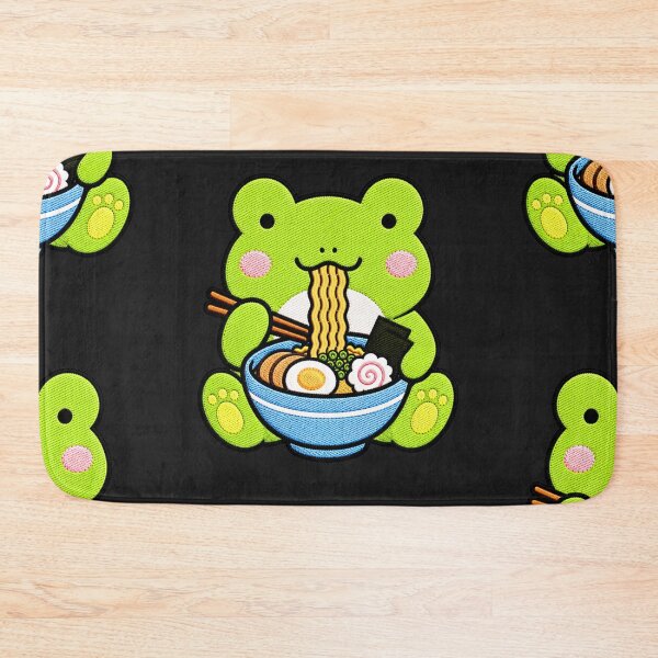 Item preview, Frog Ramen Embroidery Patch | Cute Kawaii Frog Noodle Lover designed and sold by ColorSplash123.