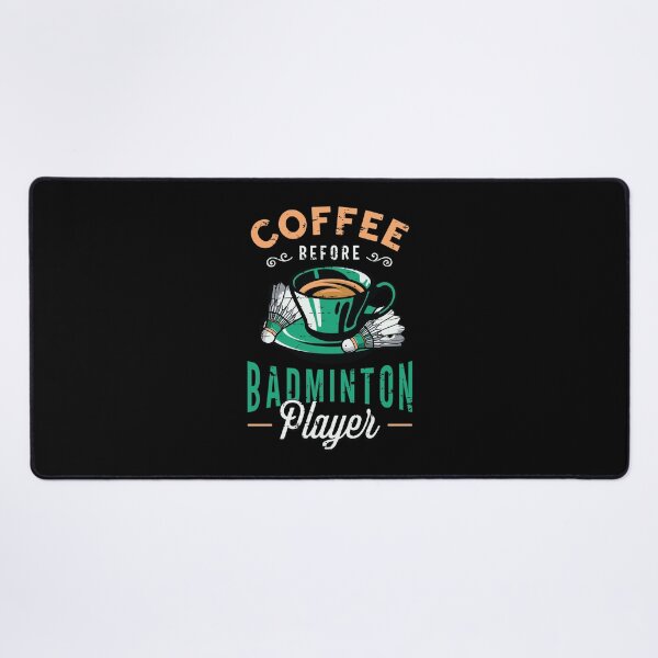 Item preview, Badminton Player Coffee Racquets Coffee Lover designed and sold by tshirtconcepts.