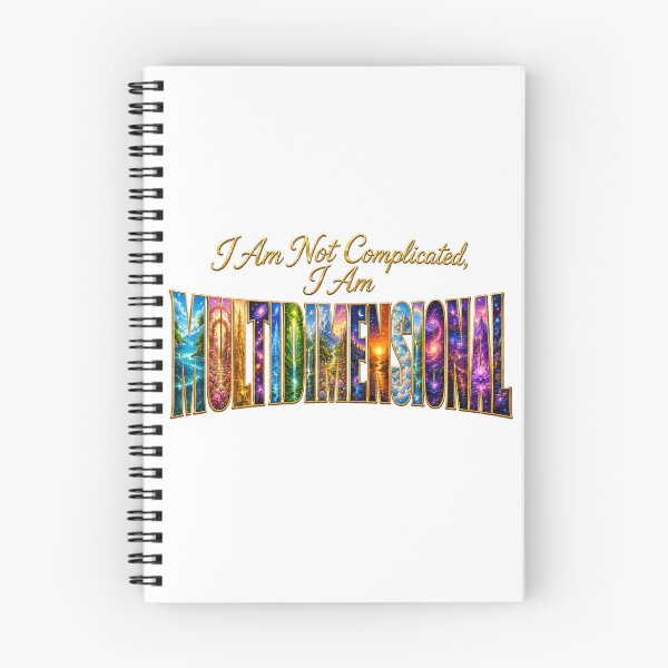 Item preview, I'm Not Complicated, I'm Multidimensional designed and sold by HeyFajnaLinja.