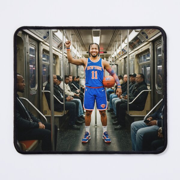 Item preview, Jalen Brunson Riding NYC Subway designed and sold by Home Decor Art.