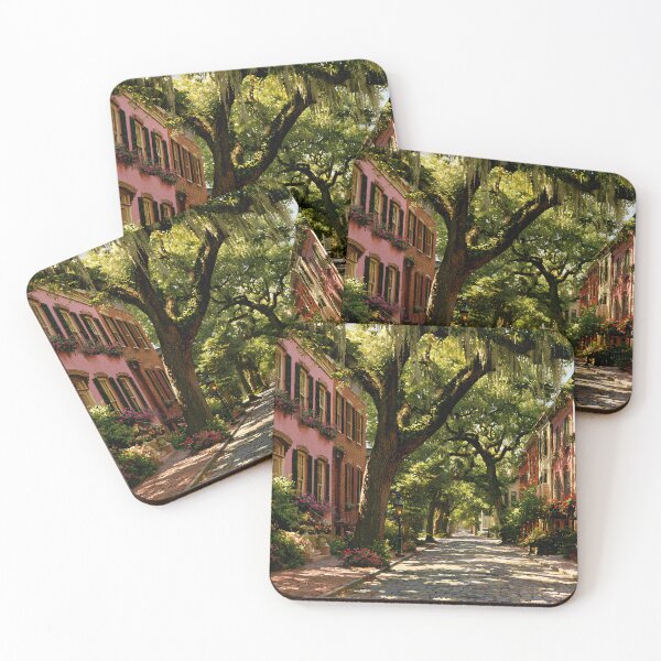 Item preview, Jones Street Savannah Georgia Sunlit Oak Canopy designed and sold by daila70.
