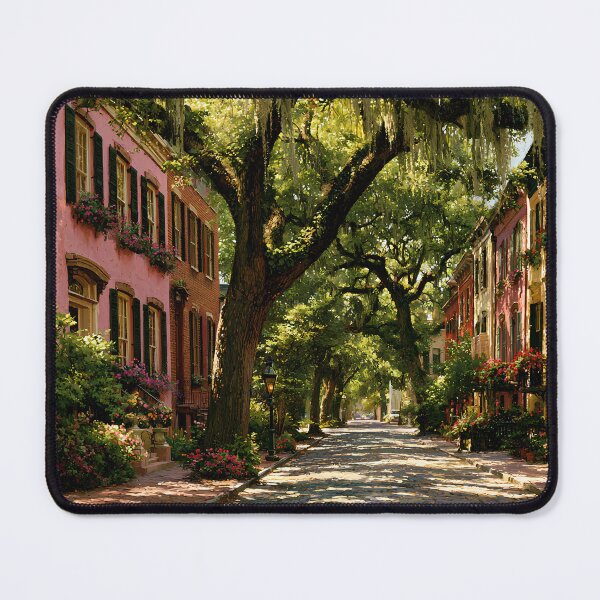 Item preview, Jones Street Savannah Georgia Sunlit Oak Canopy designed and sold by daila70.