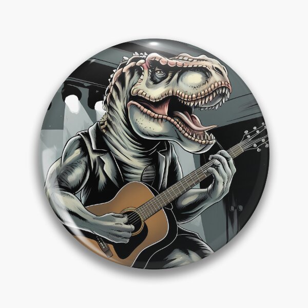 Item preview, T-Rex z Gitarą Akustyczną  - International Music Day designed and sold by Art-Arcade6.