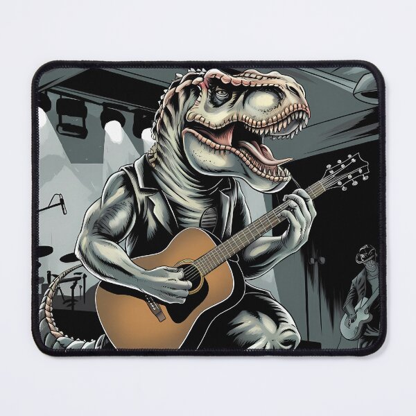 Item preview, T-Rex z Gitarą Akustyczną - International Music Day designed and sold by Art-Arcade6.