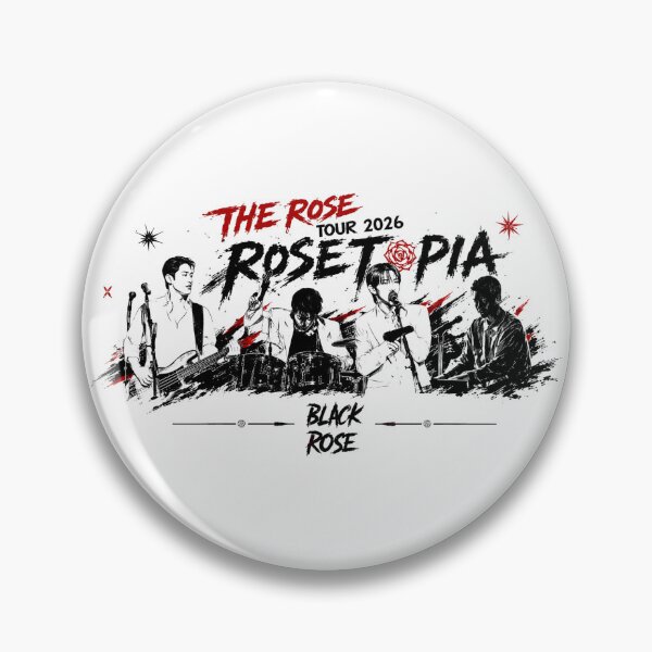 Item preview, The Rose Rosetopia Tour 2026, The Rose Tour 2026, The Rose Black Rose, The Rose Rosetopia World Tour 2026 - The Rose designed and sold by Holdmera.