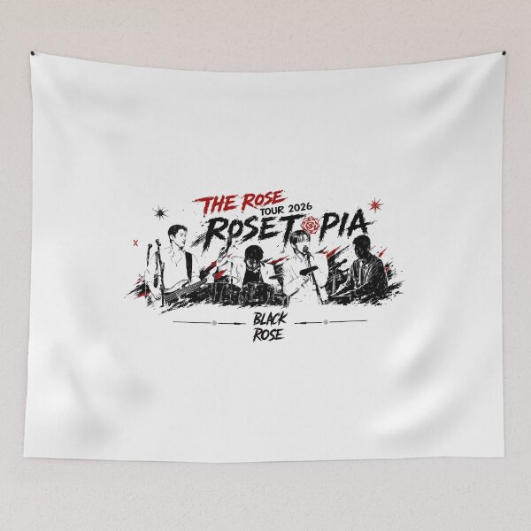 Item preview, The Rose Rosetopia Tour 2026, The Rose Tour 2026, The Rose Black Rose, The Rose Rosetopia World Tour 2026 - The Rose designed and sold by Holdmera.