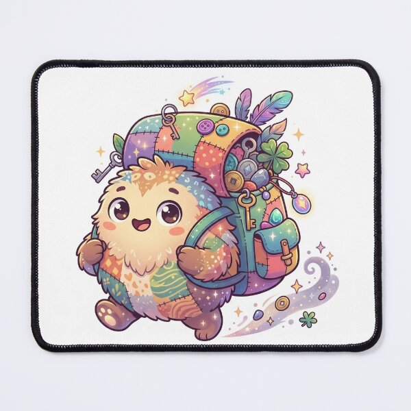 Item preview, Lucky Wanderer Backpack Buddy designed and sold by CuteRage.