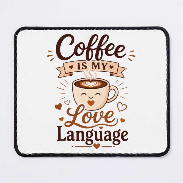 Item preview, Coffee Is My Love Language Cute Coffee Lover Gift designed and sold by INVITOARTE.