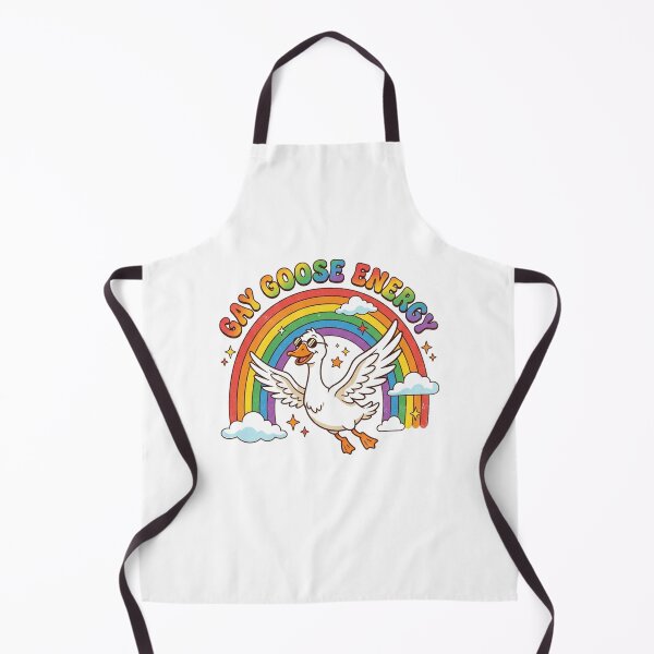 Item preview, Gay Goose Energy Flying Rainbow Pride Vintage Cartoon designed and sold by longngusuc.