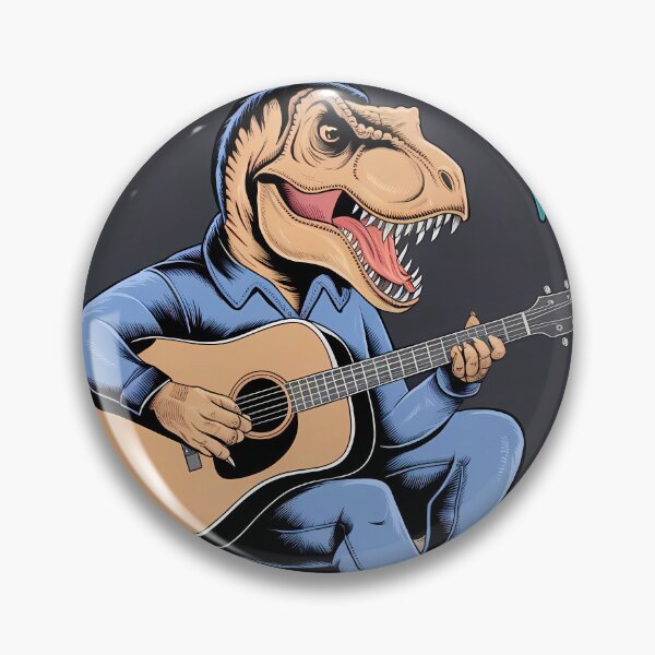 Item preview, T-Rex z Gitarą Akustyczną  - International Music Day designed and sold by Art-Arcade6.