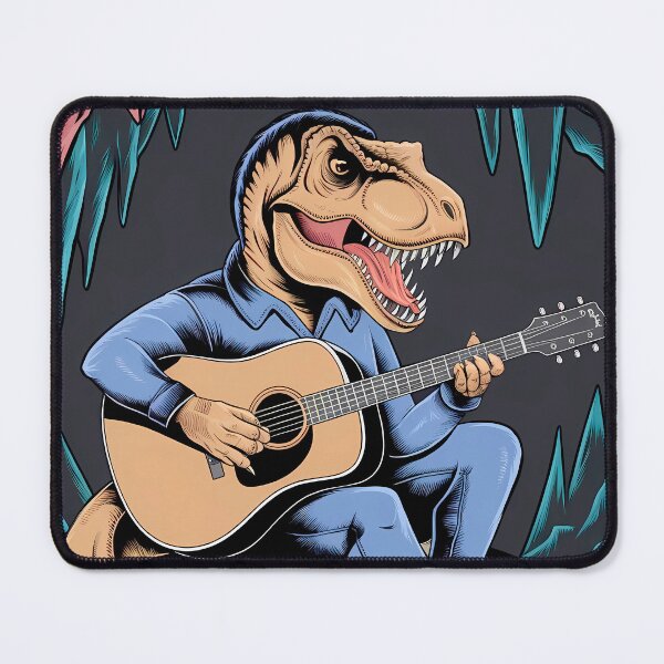 Item preview, T-Rex z Gitarą Akustyczną - International Music Day designed and sold by Art-Arcade6.