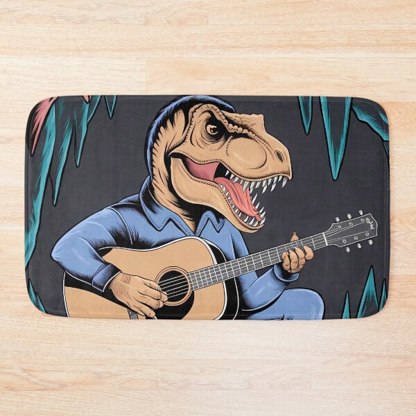 Item preview, T-Rex z Gitarą Akustyczną  - International Music Day designed and sold by Art-Arcade6.