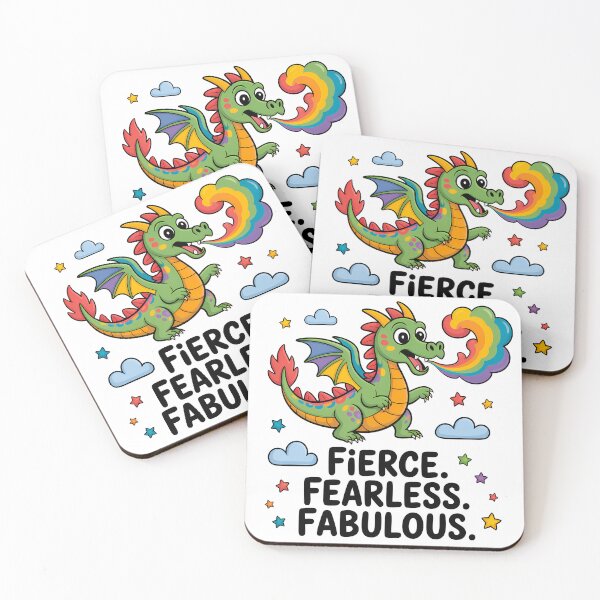 Item preview, Fierce Fearless Fabulous designed and sold by Yogameditasi.