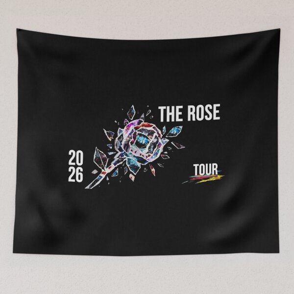 Item preview, The Rose Rosetopia Tour 2026, The Rose Tour 2026, The Rose Black Rose, The Rose Rosetopia World Tour 2026 - The Rose designed and sold by Holdmera.