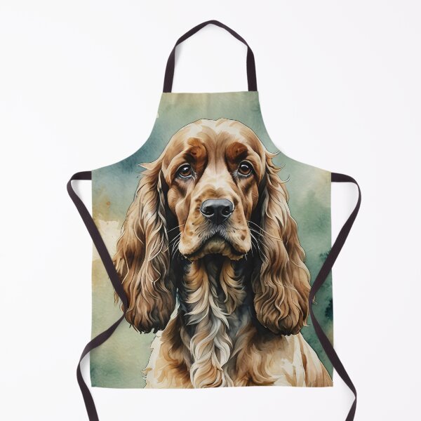 Item preview, Cocker Spaniel Watercolor Dog Art designed and sold by MaverlyShop.
