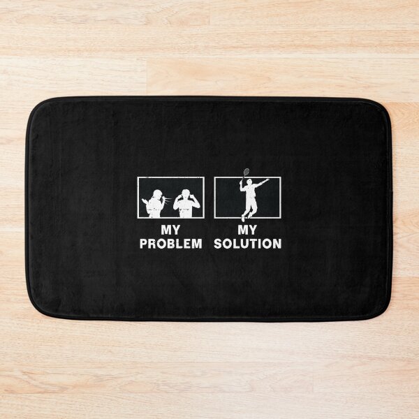 Item preview, Badminton Player My Problem My Pictogram Dad Mom designed and sold by tshirtconcepts.