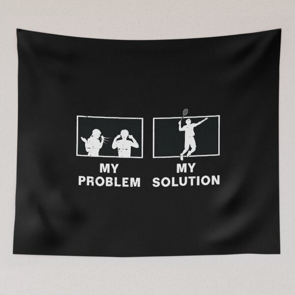 Item preview, Badminton Player My Problem My Pictogram Dad Mom designed and sold by tshirtconcepts.
