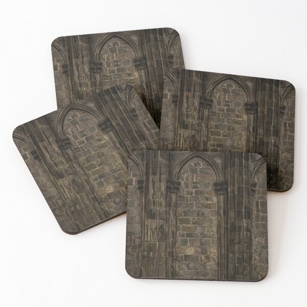 Item preview, Gothic Castle Dungeon Cathedral Castle Stone Wall Art HD designed and sold by bard-art.