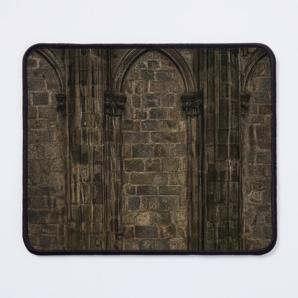 Item preview, Gothic Castle Dungeon Cathedral Castle Stone Wall Art HD designed and sold by bard-art.