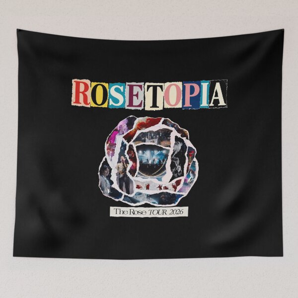 Item preview, The Rose Rosetopia Tour 2026, The Rose Tour 2026, The Rose Black Rose, The Rose Rosetopia World Tour 2026 - The Rose designed and sold by Holdmera.