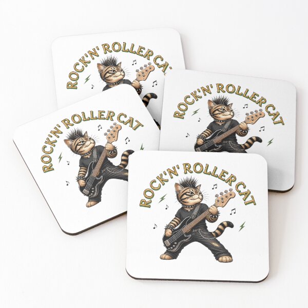 Item preview, Rockin’ Cats: Lead Bassist designed and sold by neko-lyric.