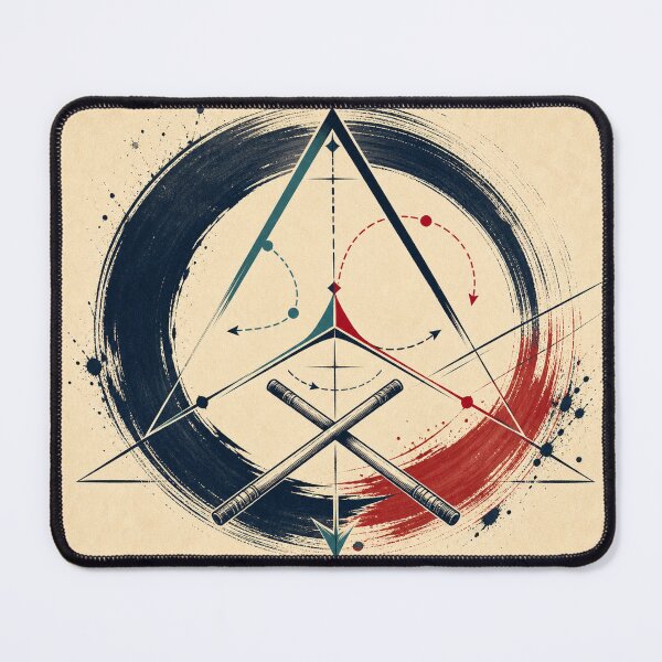 Item preview, Angle Before Power Footwork Art designed and sold by FlowDojoArt.