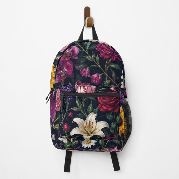Item preview, Luxury Dark Floral Seamless Pattern | Elegant Botanical Garden on Black | Premium Flower Design designed and sold by agaa-vibes-studio.