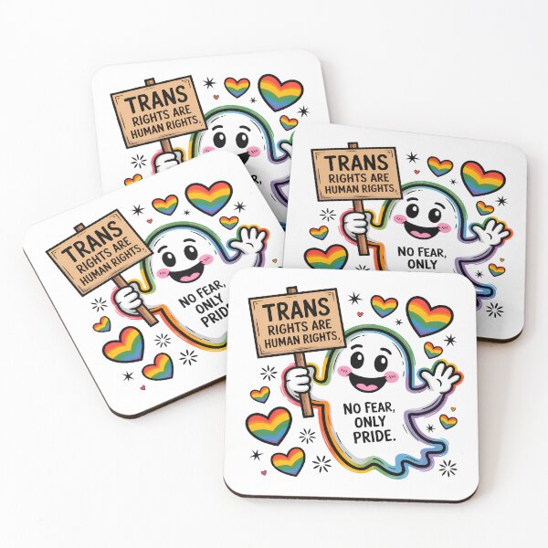 Item preview, Trans Rights Human Rights No Fear Only Pride designed and sold by Yogameditasi.