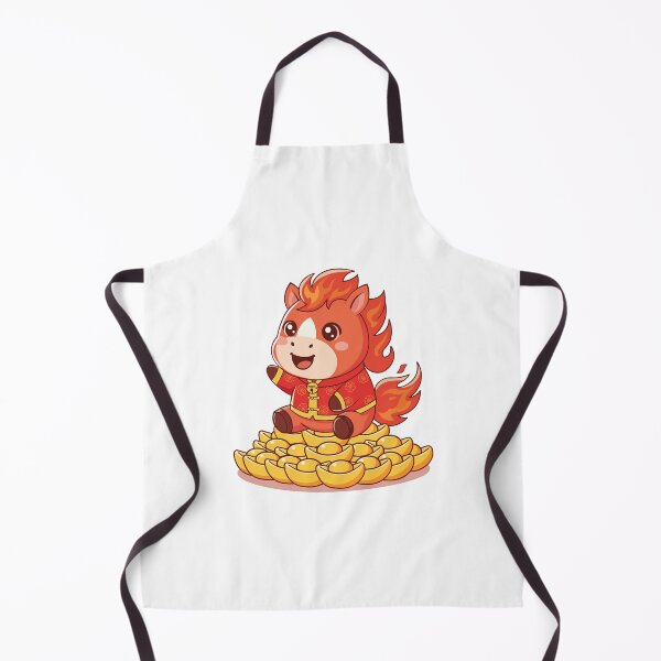 Item preview, Cute Lunar New Year Fire Horse Illustration designed and sold by BetweenForms.