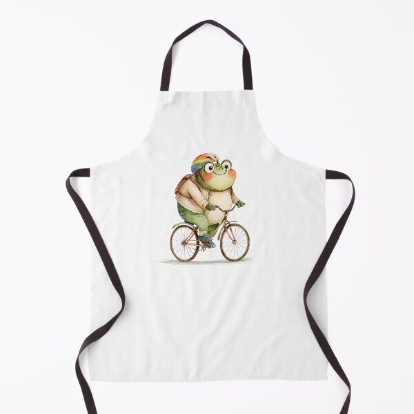 Item preview, Cute Pride Frog Cyclist – Watercolor Bike Frog Sticker designed and sold by VikArt7.