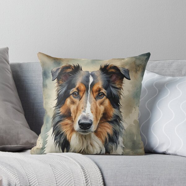 Item preview, Collie Watercolor Dog Art designed and sold by MaverlyShop.