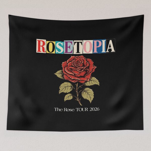 Item preview, The Rose Rosetopia Tour 2026, The Rose Tour 2026, The Rose Black Rose, The Rose Rosetopia World Tour 2026 - The Rose designed and sold by Holdmera.