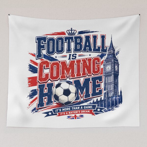 Item preview, england football team, uk soccer game, big ben football, uk football tour designed and sold by TrueArtVibes.