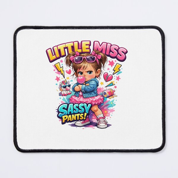 Item preview, Little Miss Sassy Pants – Cute Sassy Toddler Girl Graphic T-Shirt | Funny Attitude Kids Fashion Design designed and sold by Sushikidsntod.