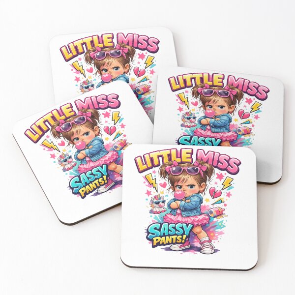 Item preview, Little Miss Sassy Pants – Cute Sassy Toddler Girl Graphic T-Shirt | Funny Attitude Kids Fashion Design designed and sold by Sushikidsntod.